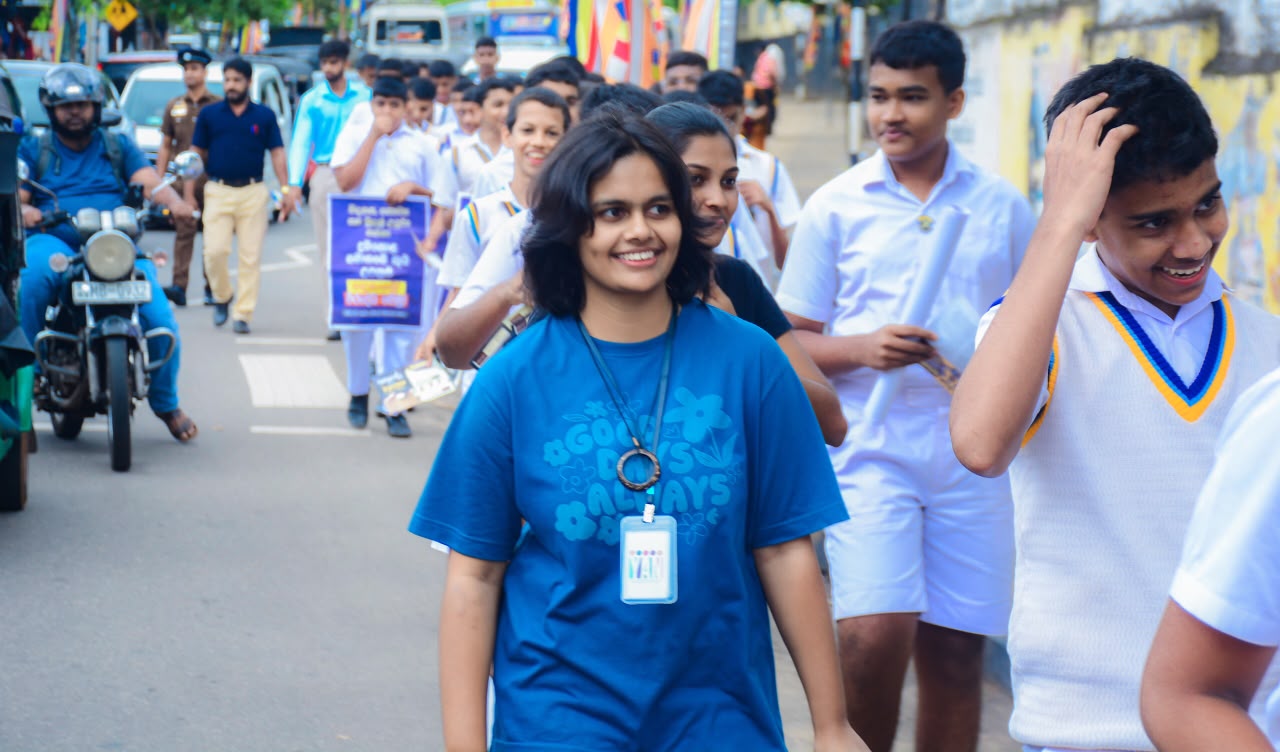 An awareness program and march for school students in conjunction with World No Tobacco Day